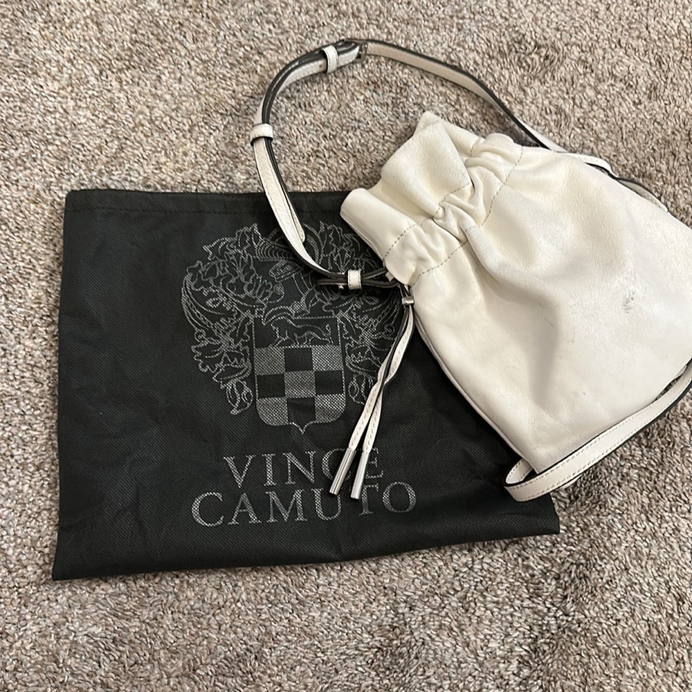 White Vince Camuto crossbody bag!